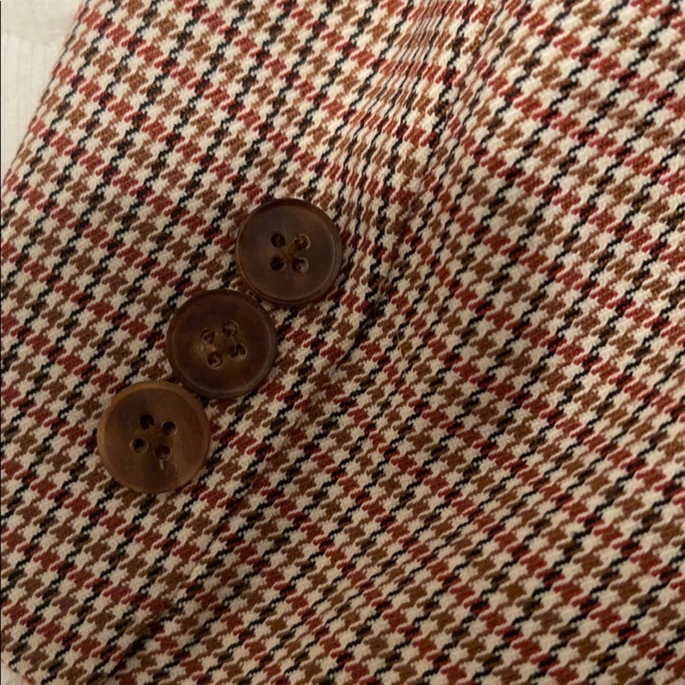 Tiny Checker Design Jacket. Matching Pants - image 6